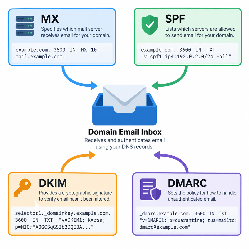 DNS Records Diagram