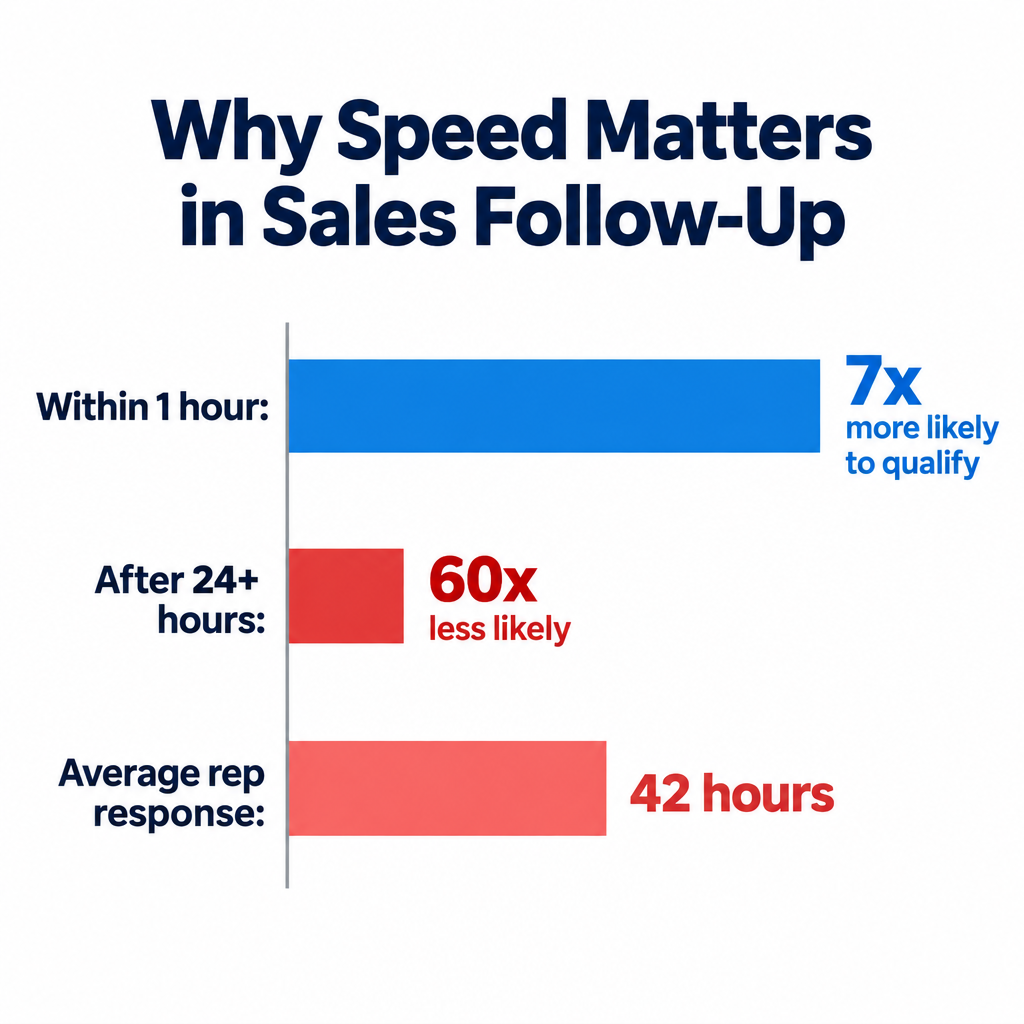 Speed-to-Follow-Up Data Chart