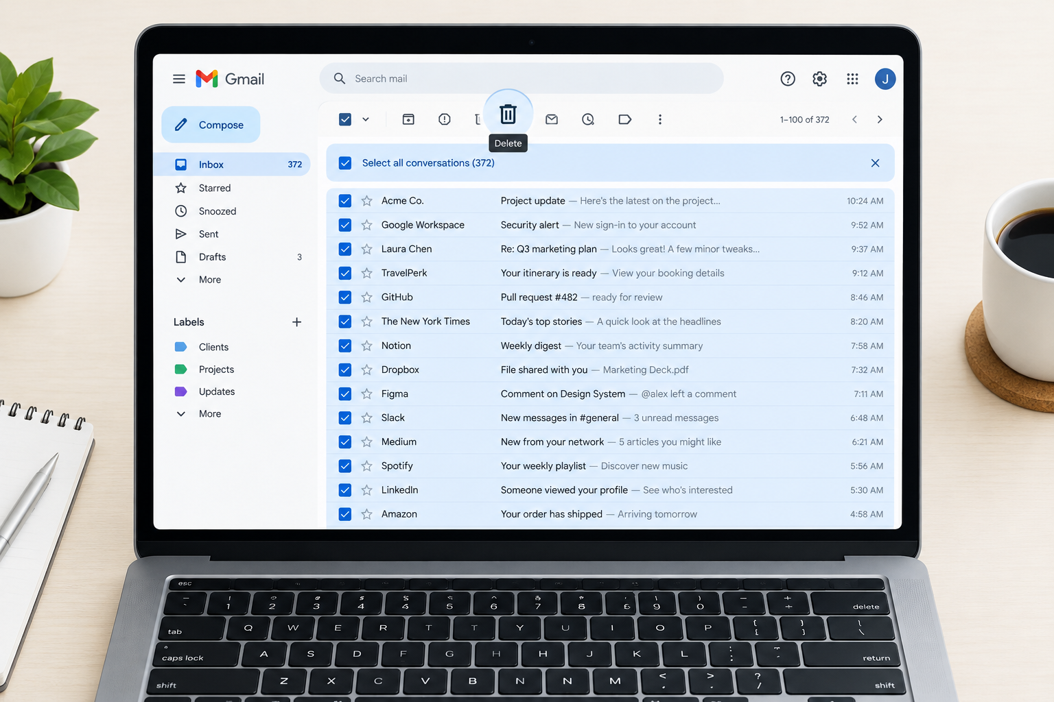 How to Bulk Delete Emails in Gmail Quickly and Safely