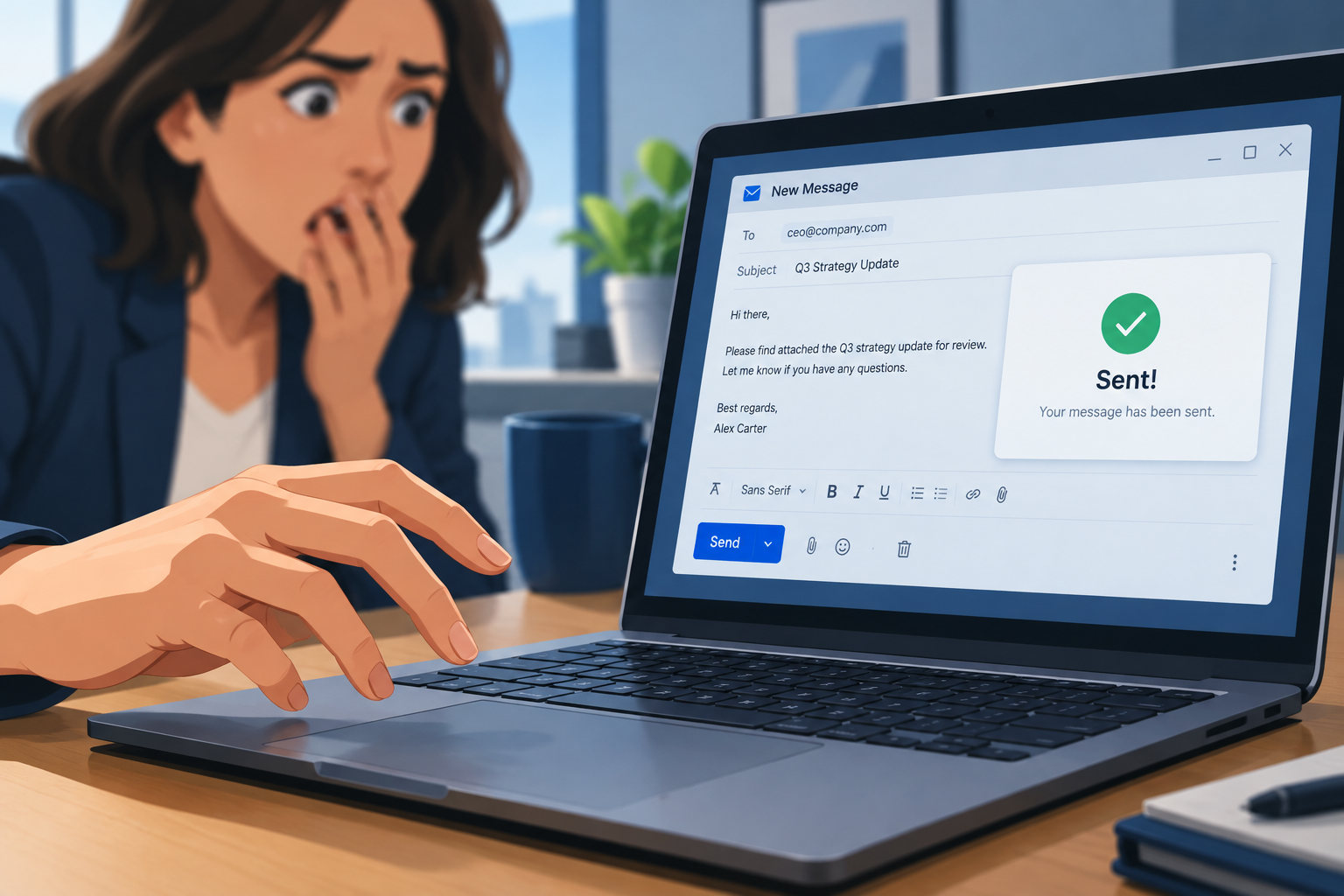 What to Do After You Send an Email With a Typo